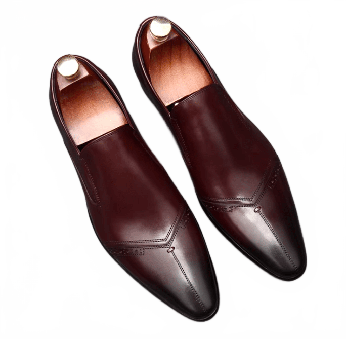 formal loafer men's casual dress shoes Pointed toe Business shoes
