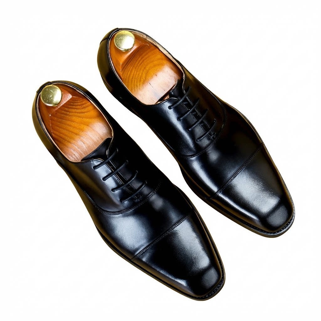 Patina Cap - Toe Oxford Shoes Elegant Groom Wedding Dress Shoes Menyes