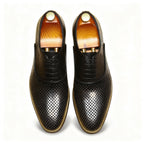 Perforated Mesh Oxford Shoes Summer Wedding Dress Shoes Menyes