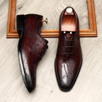 Pointed Calligraphy Oxford Shoes Luxury Italian Dress Shoes Menyes