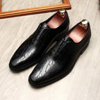 Pointed Calligraphy Oxford Shoes Luxury Italian Dress Shoes Menyes