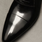 Pointed Cap Toe Oxfords: Modern Fashion Wedding Men's Dress Shoesyes