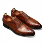 Pointed Toe Oxford Shoes Luxury Italian Groom Wedding Dress Shoes Menyes