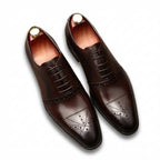 Pointed Toe Oxford Shoes Luxury Italian Groom Wedding Dress Shoes Menyes