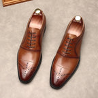 Pointed Toe Oxford Shoes Luxury Italian Groom Wedding Dress Shoes Menyes