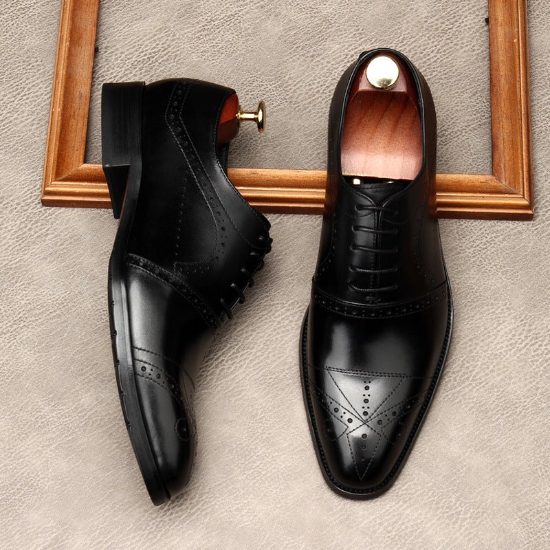 Pointed Toe Oxford Shoes Luxury Italian Groom Wedding Dress Shoes Menyes
