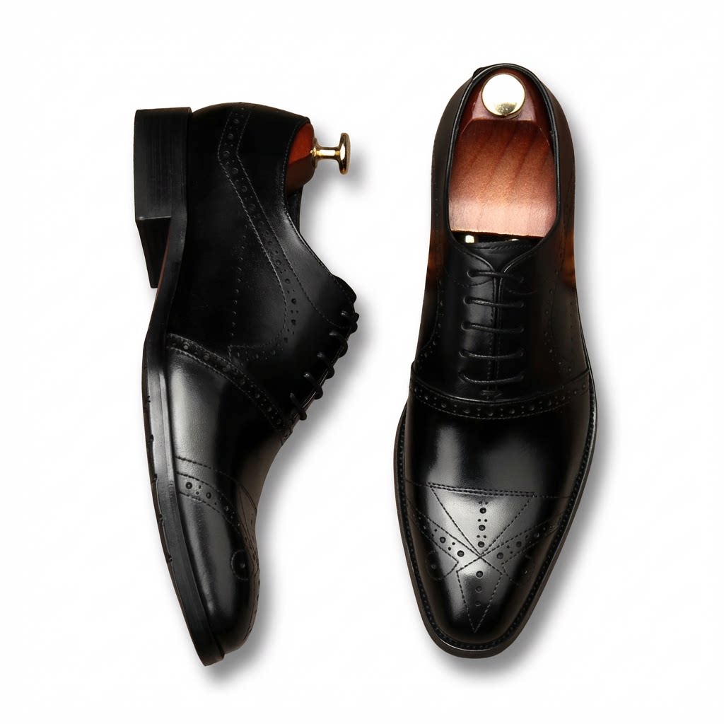 Pointed Toe Oxford Shoes Luxury Italian Groom Wedding Dress Shoes Menyes