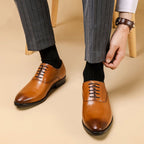 Pointed Toe Oxford Shoes Professional Business Dress Shoes Menyes