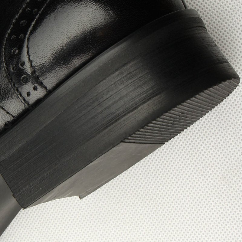 Pointed Wingtip Brogue Oxfords: Fashion Ceremony Men's Dress Shoesyes