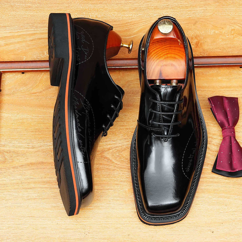 Polished Oxford Shoes Contrast Edge Modern Wedding Dress Shoes Menyes