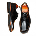 Polished Oxford Shoes Contrast Edge Modern Wedding Dress Shoes Menyes