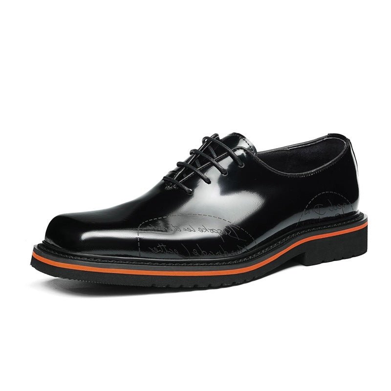 Polished Oxford Shoes Contrast Edge Modern Wedding Dress Shoes Menyes
