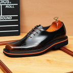 Polished Oxford Shoes Contrast Edge Modern Wedding Dress Shoes Menyes