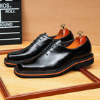 Polished Oxford Shoes Contrast Edge Modern Wedding Dress Shoes Menyes