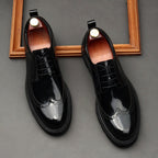 Premium Vintage Derby Shoes: Elegant Party Formal Dress Shoesyes