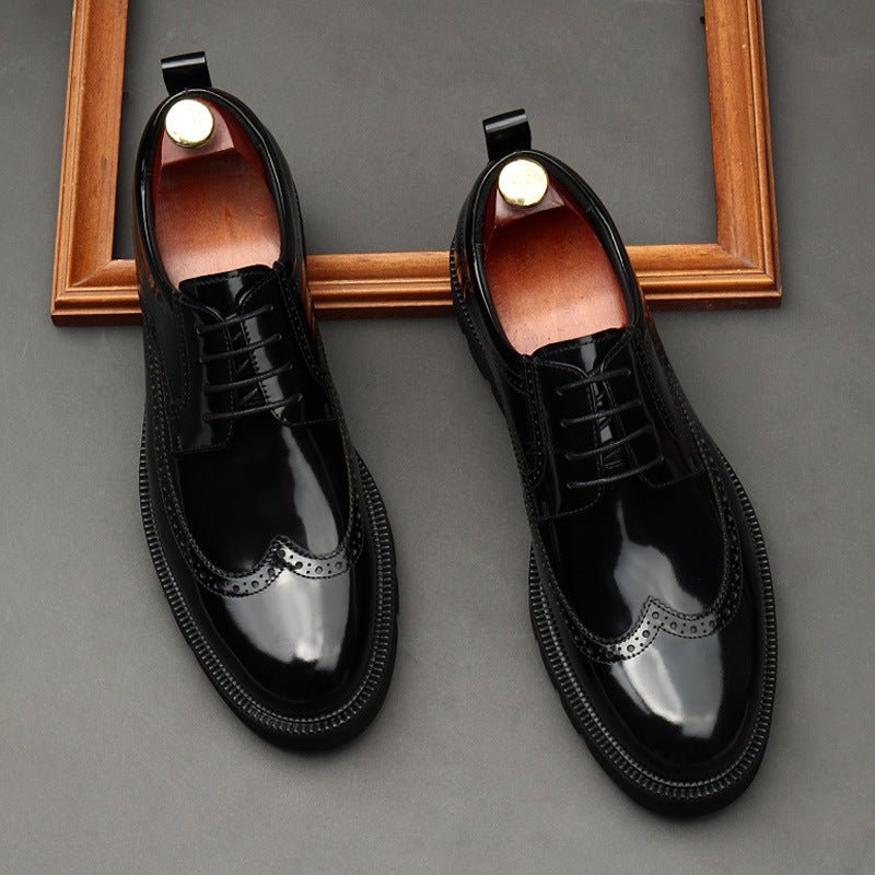 Premium Vintage Derby Shoes: Elegant Party Formal Dress Shoesyes