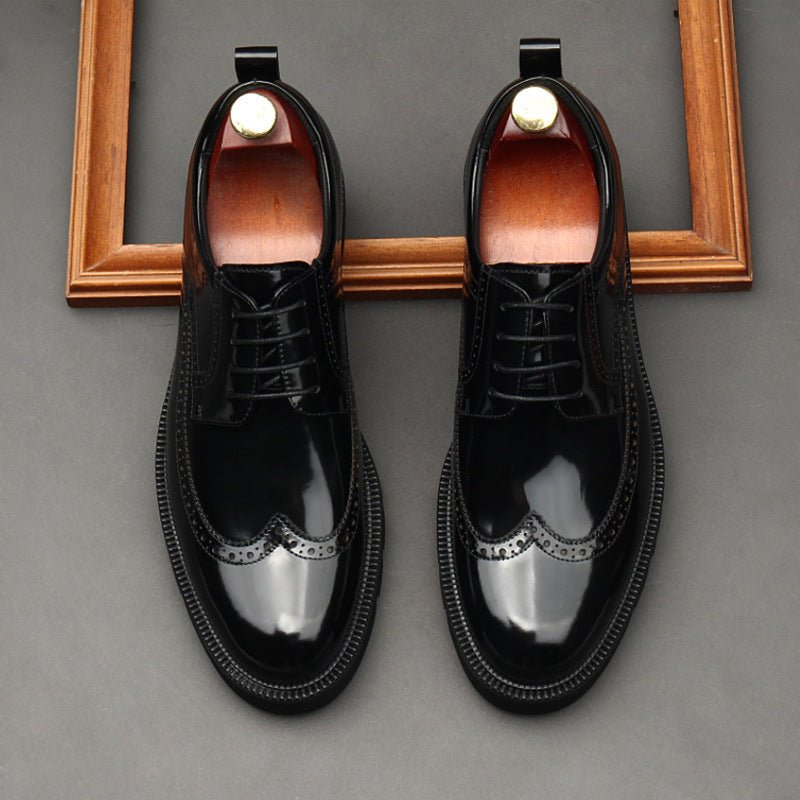 Premium Vintage Derby Shoes: Elegant Party Formal Dress Shoesyes