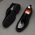 Premium Vintage Derby Shoes: Elegant Party Formal Dress Shoesyes
