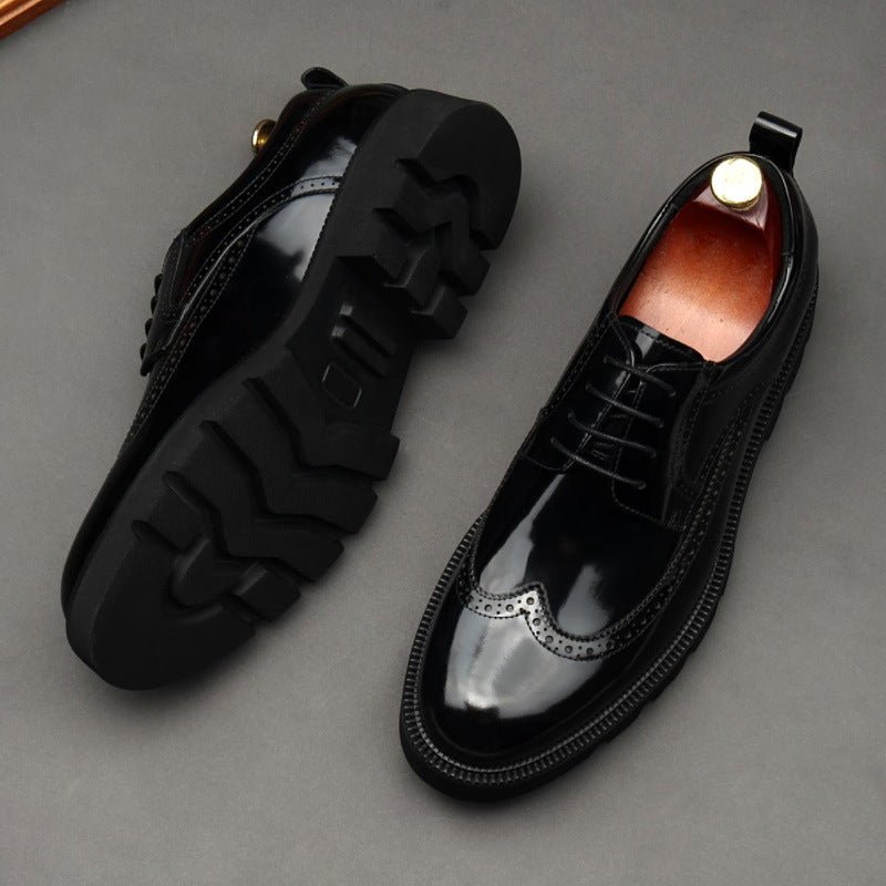 Premium Vintage Derby Shoes: Elegant Party Formal Dress Shoesyes