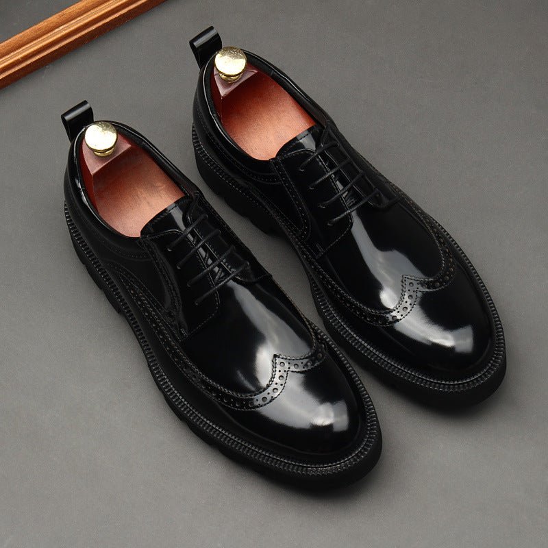 Premium Vintage Derby Shoes: Elegant Party Formal Dress Shoesyes