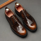 Premium Vintage Derby Shoes: Elegant Party Formal Dress Shoesyes