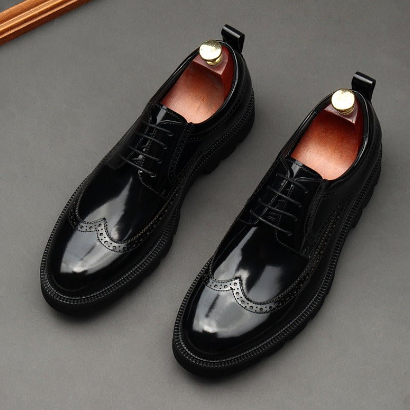 Premium Vintage Derby Shoes: Elegant Party Formal Dress Shoesyes