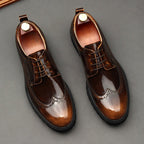 Premium Vintage Derby Shoes: Elegant Party Formal Dress Shoesyes