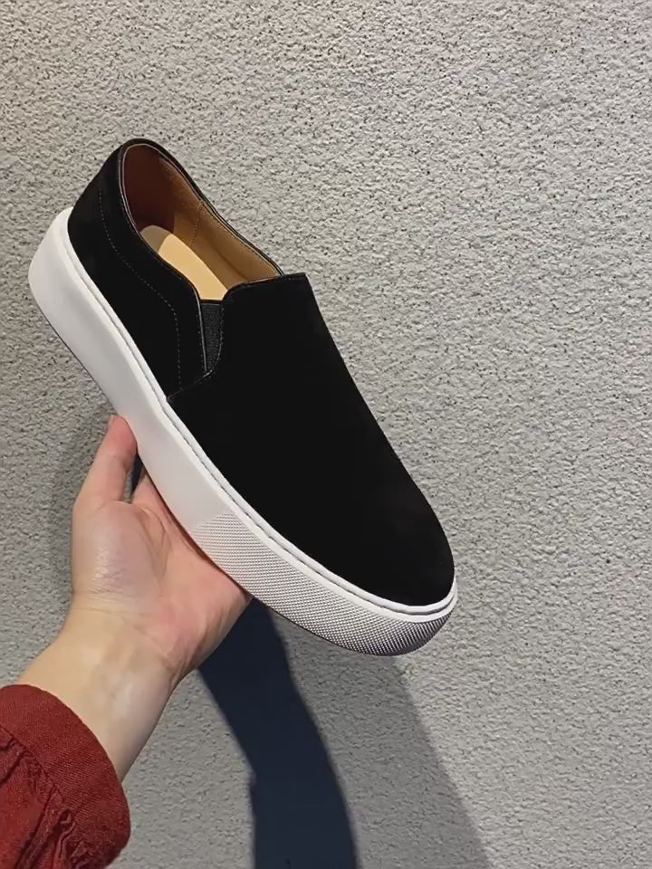 Men's Premium Suede Slip-On Loafer Sneakers