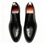 Ribbed Texture Men's Derby: Stylish Banquet Formal Dress Shoesyes