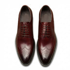 Ribbed Texture Men's Derby: Stylish Banquet Formal Dress Shoesyes
