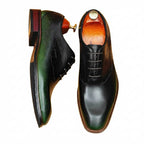 Script Engraved Oxford Shoes Elegant Gala Party Dress Shoes Menyes