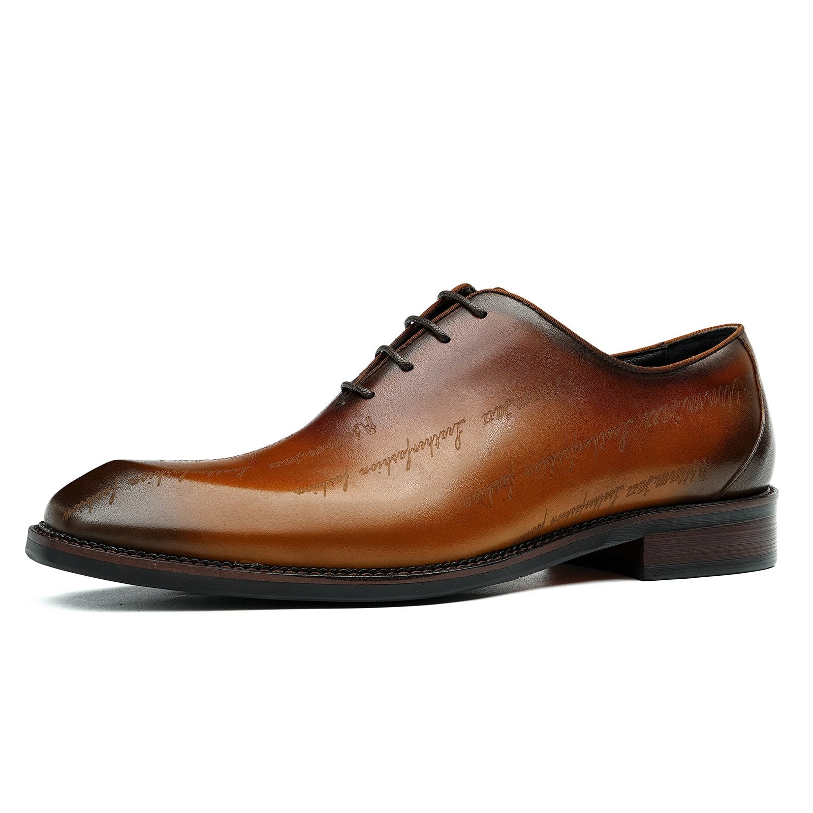 Scritto Patina Oxford Shoes Modern Groom Wedding Dress Shoes Menyes
