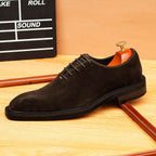 Sharp Men's Handmade Suede Leather Oxford Dress Shoesyes