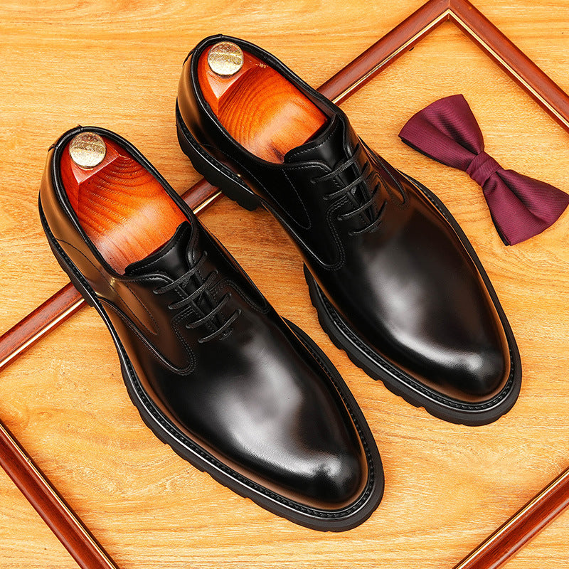 bomeishoes formal dress shoes for wedding Lace-up Oxford shoes