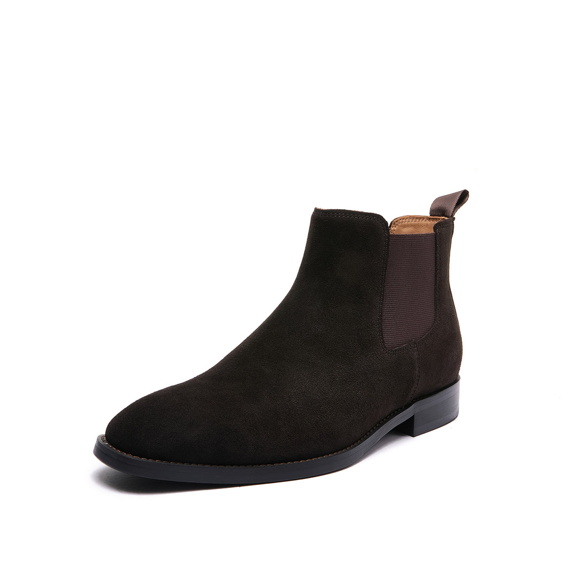 Chisel Plain Toe Suede Chelsea Boots for Men