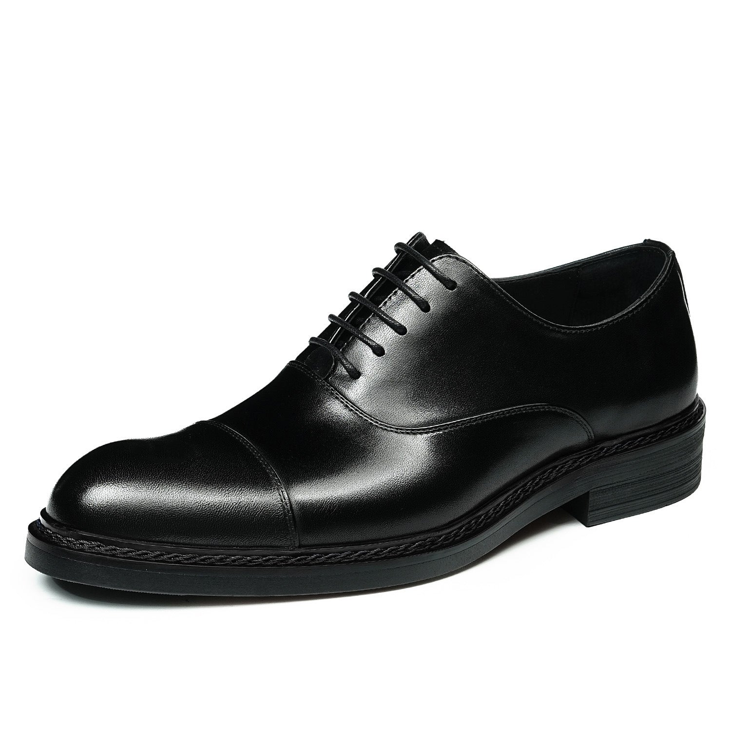 bomeishoes formal office shoes Lace-up men Oxford dress shoes