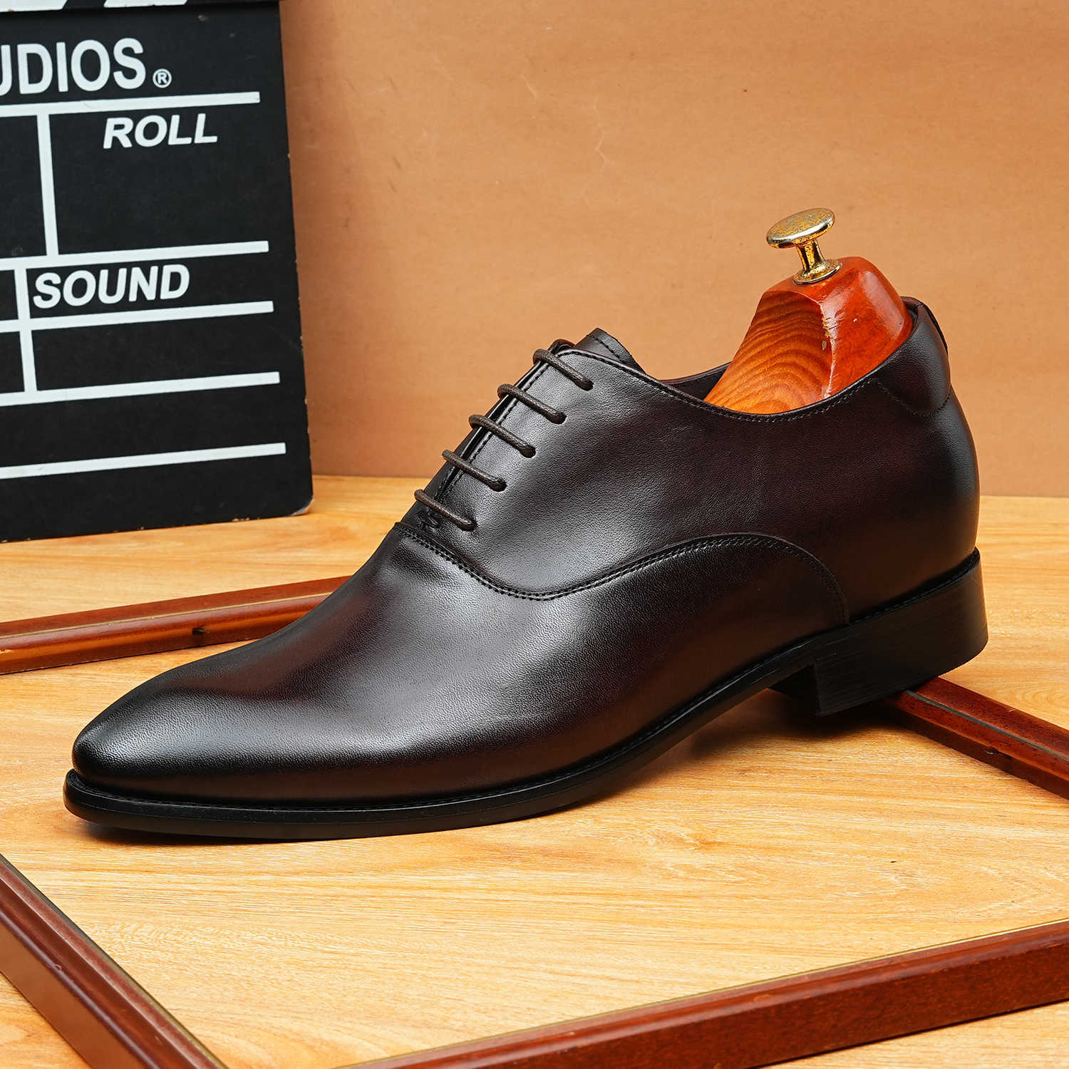 Sleek Plain Toe Oxford Shoes Professional Business Dress Shoes Menyes