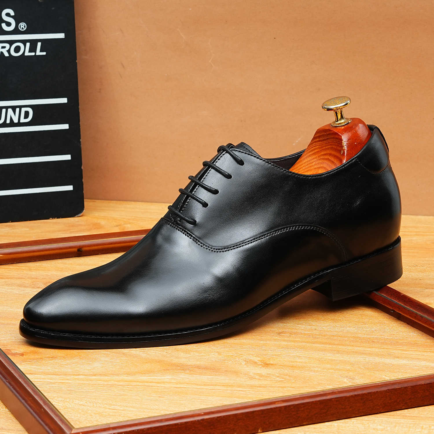 Sleek Plain Toe Oxford Shoes Professional Business Dress Shoes Menyes