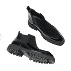slip on chelsea boots men fashion thick - soled Chelsea bootsyes