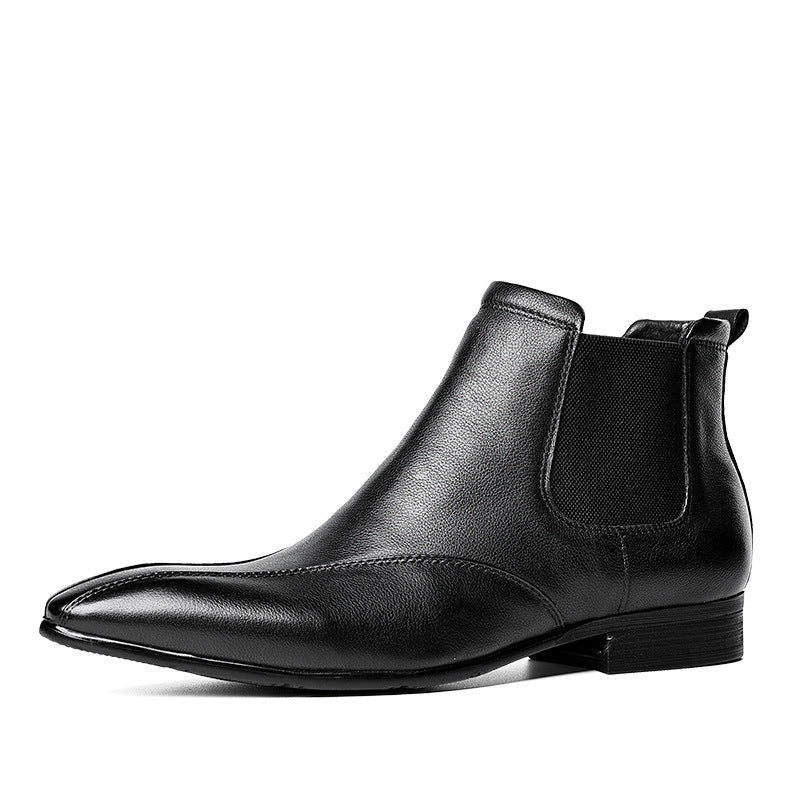 slip on men's shoes for formal dress fashion Ankle boots
