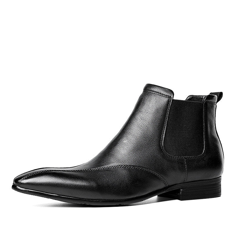 slip on men's shoes for formal dress fashion Ankle bootsyes