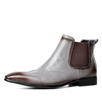 slip on men's shoes for formal dress fashion Ankle bootsyes
