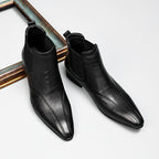 slip on men's shoes for formal dress fashion Ankle bootsyes