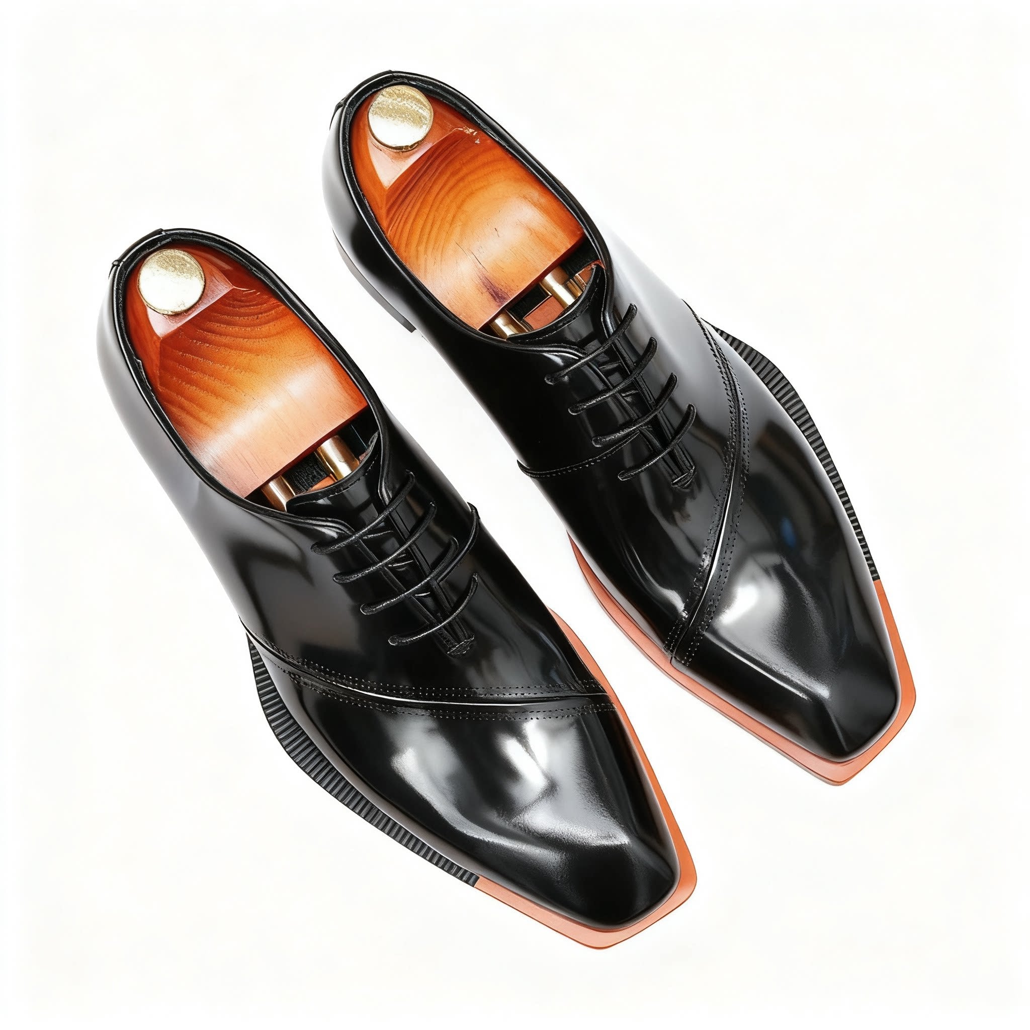 Square Toe Oxford Shoes Elegant Gala Party Dress Shoes Menyes