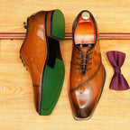 Square Toe Oxford Shoes Elegant Gala Party Dress Shoes Menyes