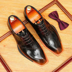 Square Toe Oxford Shoes Elegant Gala Party Dress Shoes Menyes