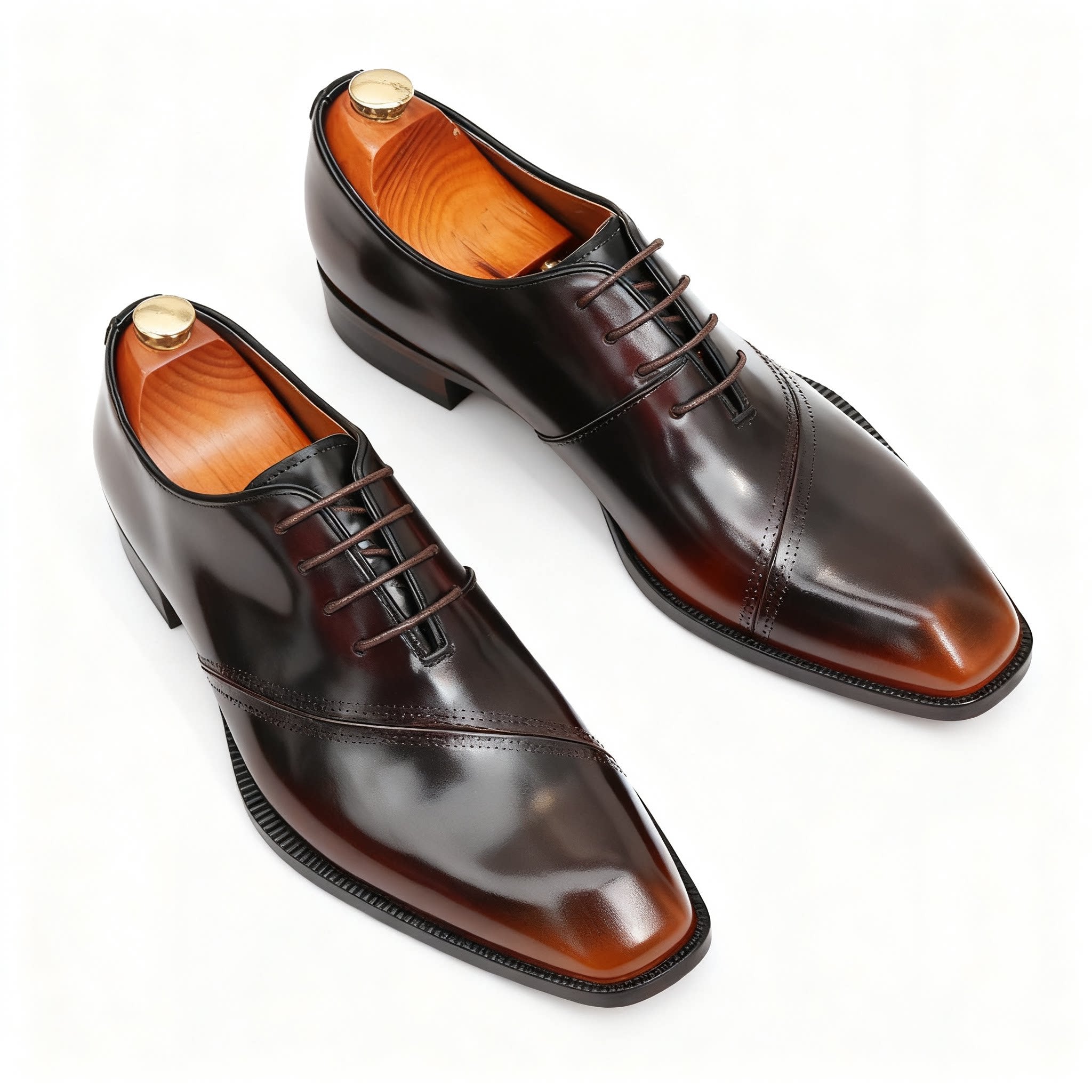 Square Toe Oxford Shoes Elegant Gala Party Dress Shoes Menyes