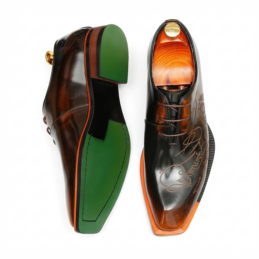 Square Toe Oxford Shoes Professional Business Formal Dress Shoes Menyes