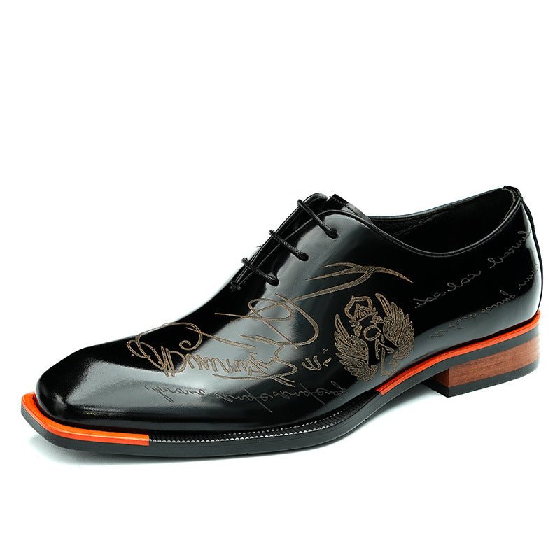 Square Toe Oxford Shoes Professional Business Formal Dress Shoes Menyes