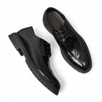 Stylish Chunky Sole Derby Shoes: Men's Premium Party Dress Shoesyes